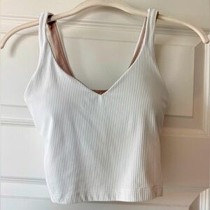 Lululemon white tank top. Size small.